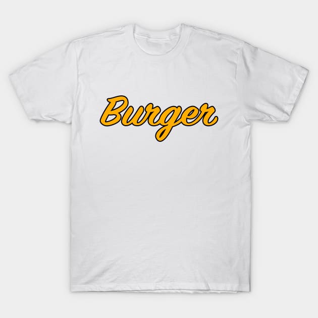 Burger T-Shirt by lenn